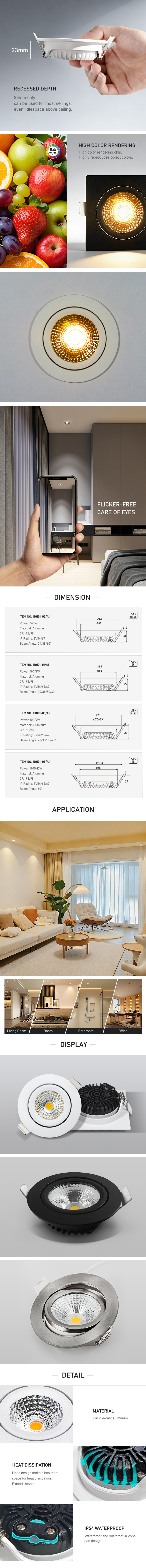LED Light Product Display 1