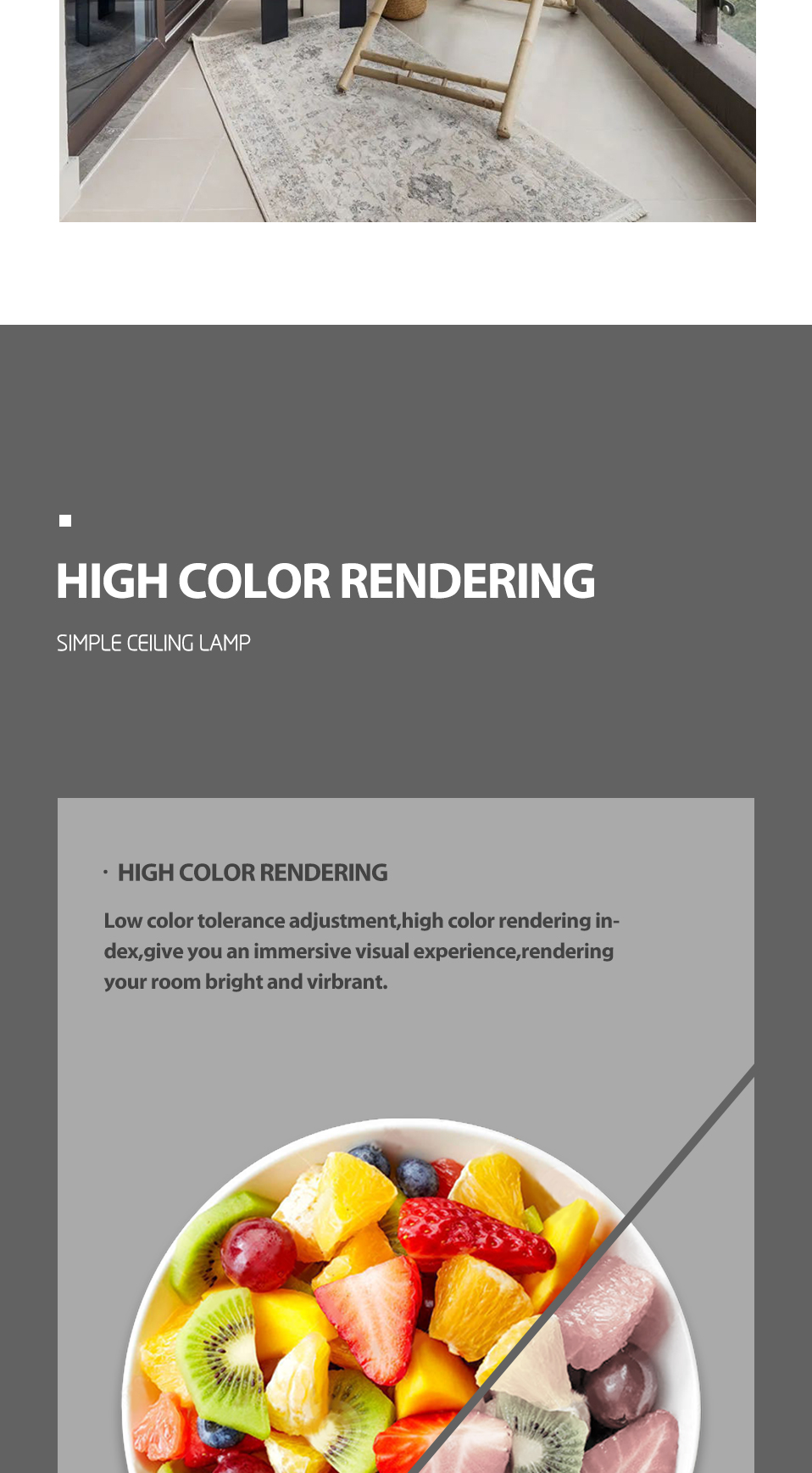 Modern LED Ceiling Light Shell Options