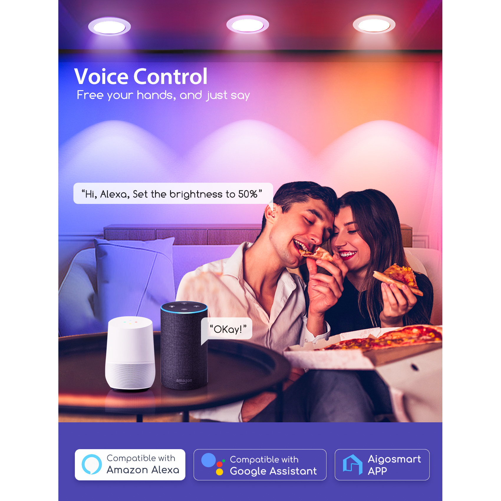 Smart LED Downlight Connectivity