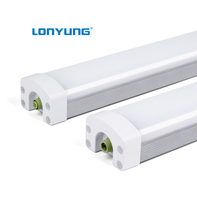 Lonyugn 4Ft 1.2m Tri-proof LED Lamps 60W 40W IP66 Waterproof Triproof Lighting Fixture ETL DLC TUV CE SAA