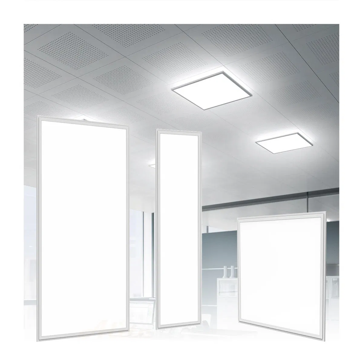 60X60 62X62 22W 25W 30W 40W Low Ugr Square Flat Slim LED Panel Light for Warehouse Office Lighting
