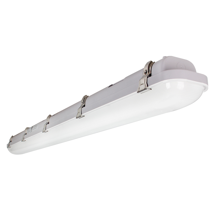 Factory Sales 40W IP65 Double T8 Tube Waterproof Lamp Fixture Steel Linear LED Tri-proof Light for Office &amp; Garage