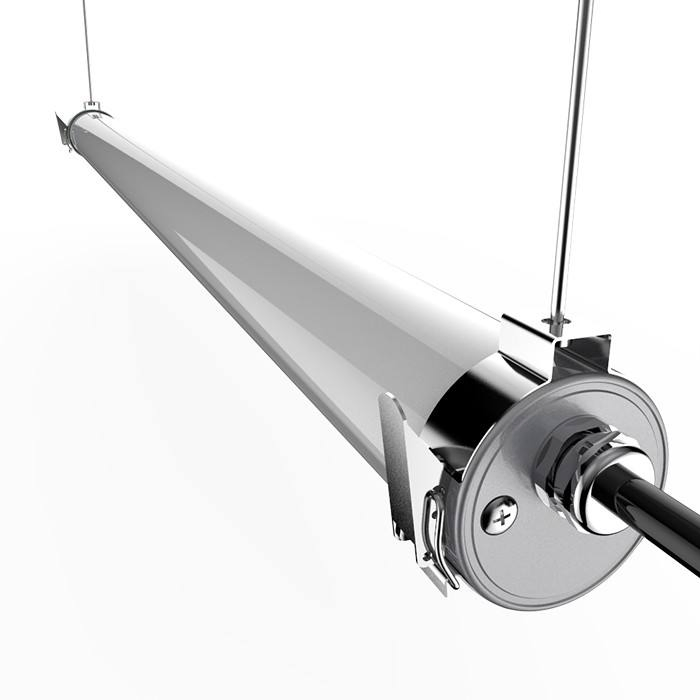 IP69 Tri-Proof Light Tubular Explosion Waterproof 600mm 20W LED Batten Light