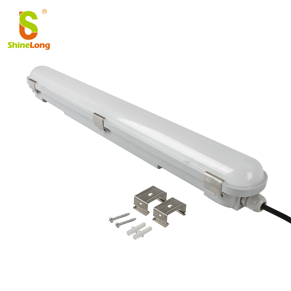IP65 Waterproof LED Triproof Tube Light for Parking Lots 60cm/120cm/150cm 20W/30W/50W PC Material Lamp Body
