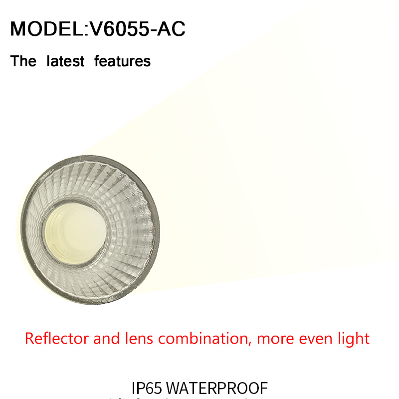 68mm Cut Out Anti Glare Slim Led Spot Light IP65 Recessed BOD Driver on Board Downlight