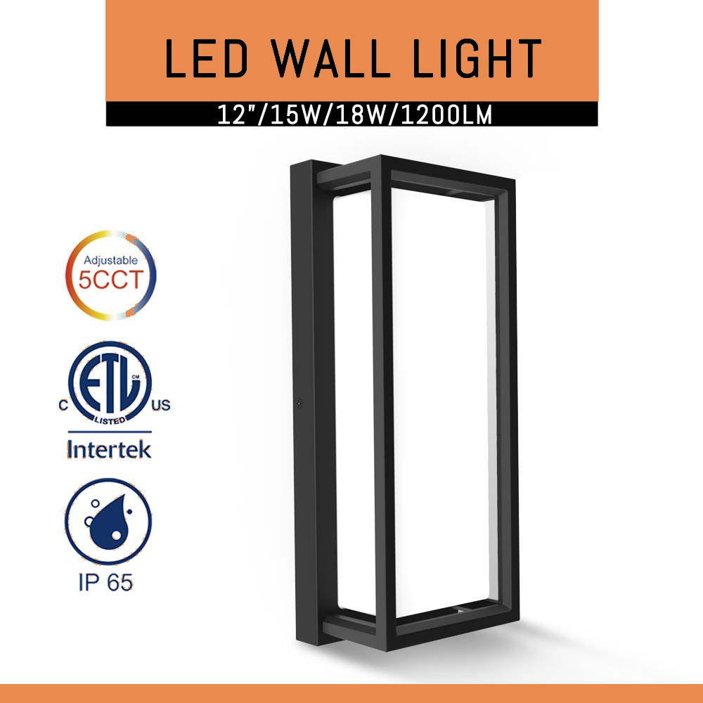 Outdoor LED Wall Light IP65 Waterproof Aluminum up Down Lamp for Garden Villa Hotel Modern Exterior Lighting OEM 5-Year Warranty