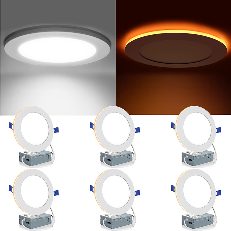 Ultra Thin Daylight Dimmable Can Killer Downlight 4" 6" 8" LED Recessed Ceiling Lights Decoration Panel Lights Led Ceiling Light