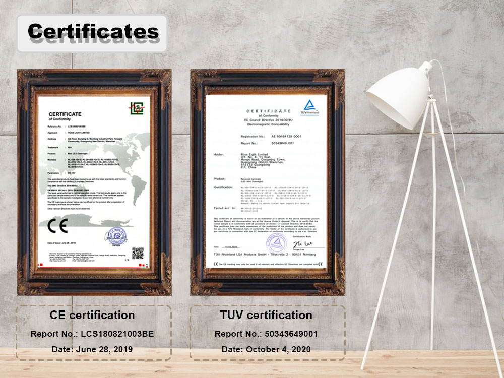 Certifications Document