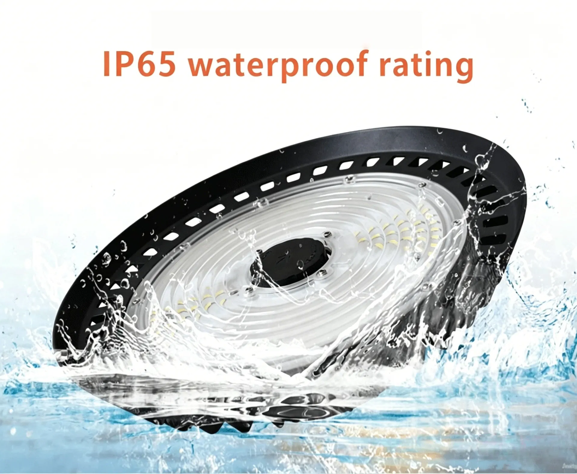 240W UFO High Bay Light Anti Glare LED Industrial Ceiling Lamp High Lumen Waterproof Energy Saving Light for Factory Workshop Warehouse Garage