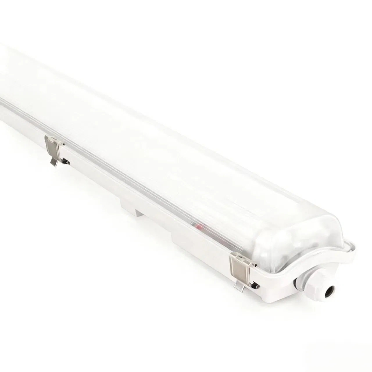 Explosion-Proof All Plastic Linear Fluorescent Lighting Fixture Customizable 2FT 4FT AC220V/DC12V