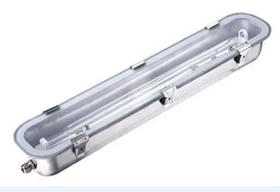 Anti-Explosion Stainless Steel LED Linear Tube Ik10 IP65 Tri-Proof Lighting