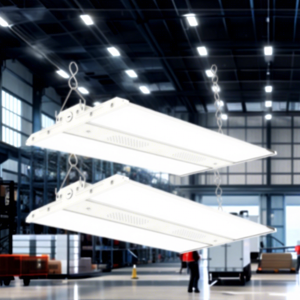 USA In Stock High Bay Linear Lights Pendant CCT Power Adjustable 4FT 3FT 2FT Linear LED Highbay Light With UL ETL DLC
