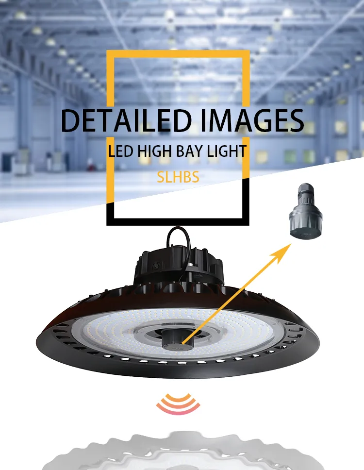 UFO LED High Bay Light Waterproof IP65 Commercial Industrial Warehouse LED High Bay Lamp