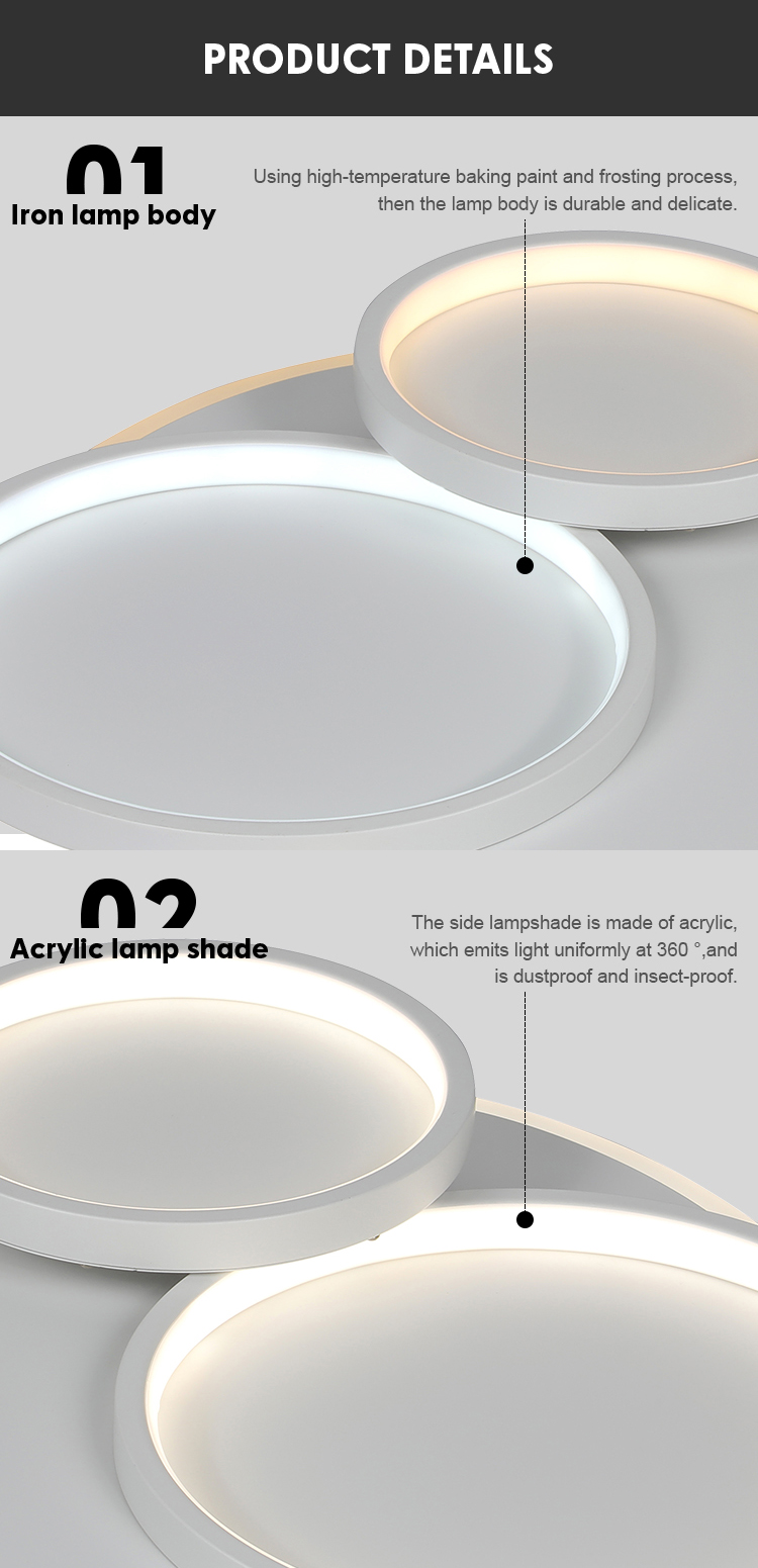 Modern LED Ceiling Light Details 6