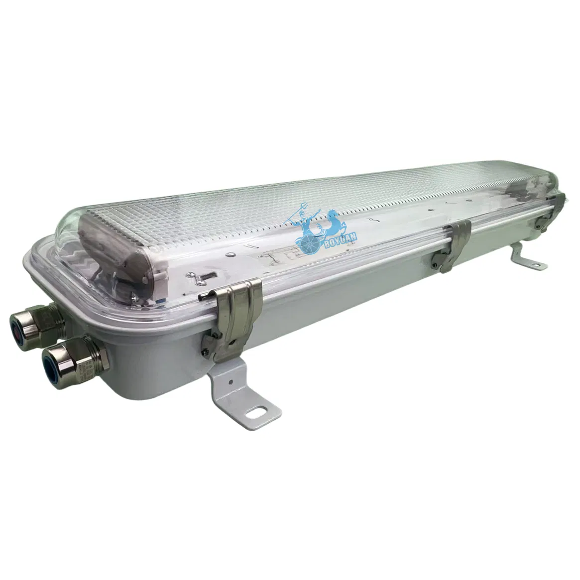 Marine Explosion-Proof Tri-Proof Light 600mm 1200mm IP65 Ik10 AC100-277V or DC24V for Vessel Engine Room Offshore Platform