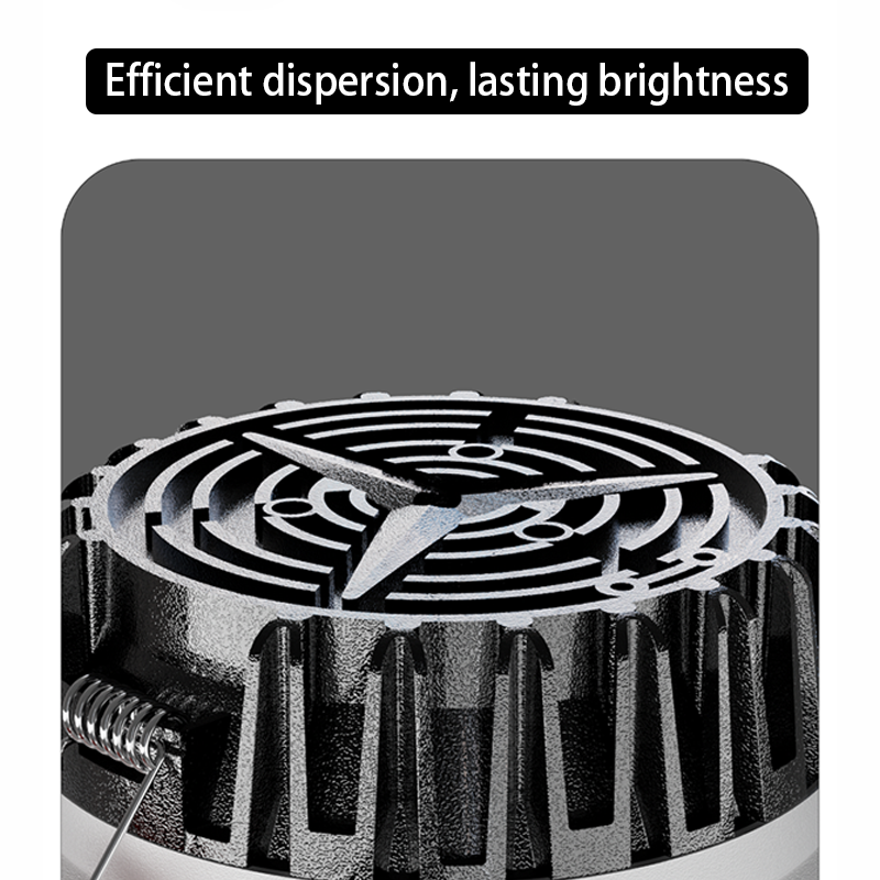 PULUOTI Premium Recessed Full-spectrum LED Aluminum Downlights 90mm Cut Ultra-thin Profiles Modern Indoor Use High CRI Durable