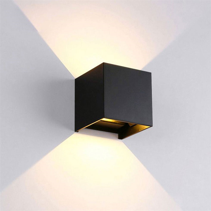 Aluminum Body Black White Golden Color up and Down LED Wall Lamp with G9 Bulb Light Source Beam Angle Adjustable Made in China
