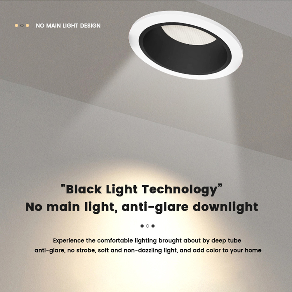 Aluminum Material Into the Modern Recessed Ceiling Lighting Led Indoor Home 12W Downlight