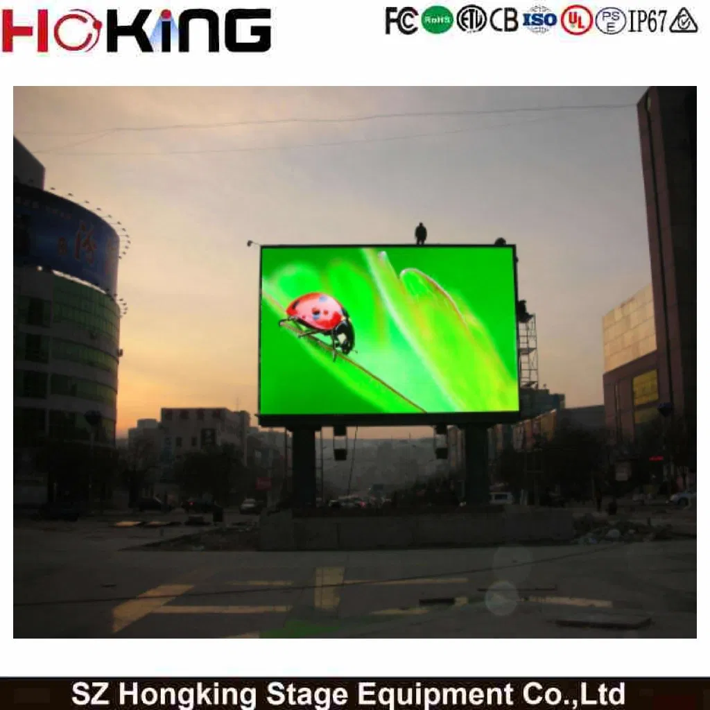 10000nits High Brightness Outdoor P6 LED Display Video Billboard of Pillar