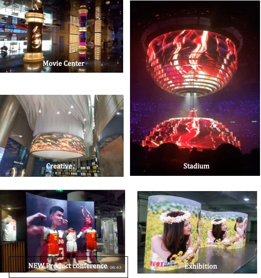 Full Color Indoor Outdoor Advertising Rental Curved Digital Mobile Flexible SMD Poster Window TV LED Screen Display with P1.2 P1.8 P2.5 P3 P4 Price