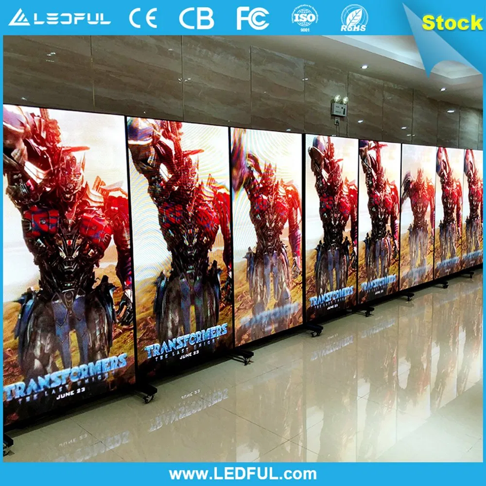P2.5 Advertising LED Digital Poster Screen Movable Player Indoor Display