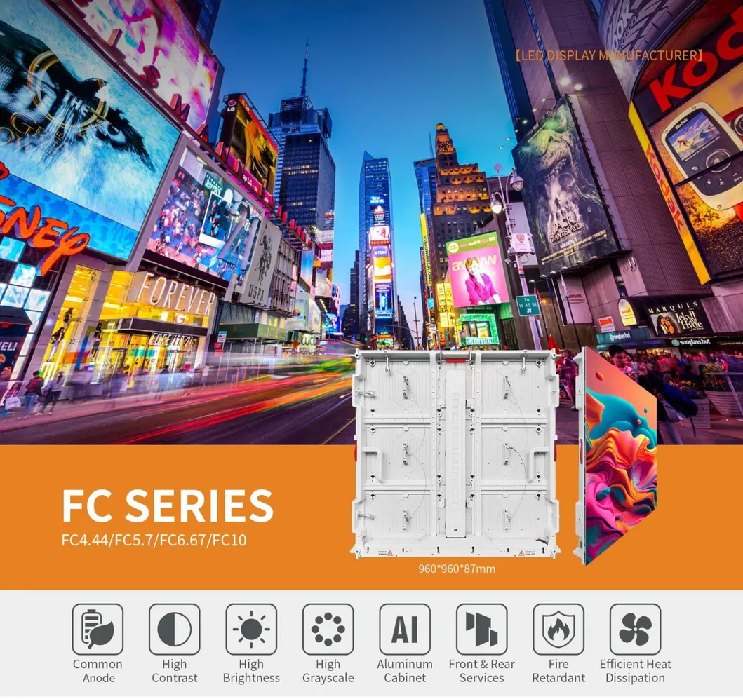 LED Display Cabinet Front View