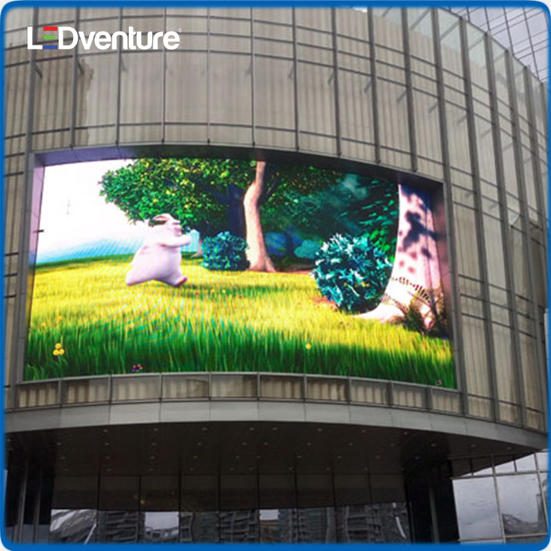 P3.91 Outdoor Advertising Digital Billboard LED Screen Display with 3D Naked Eye