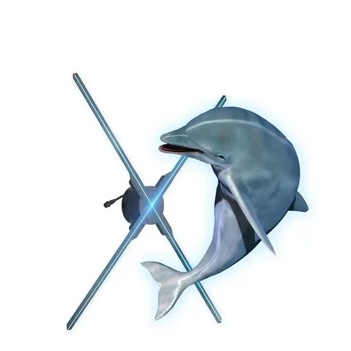 Naked-Eye 3D Holographic Display 85cm LED Fan 3D Display