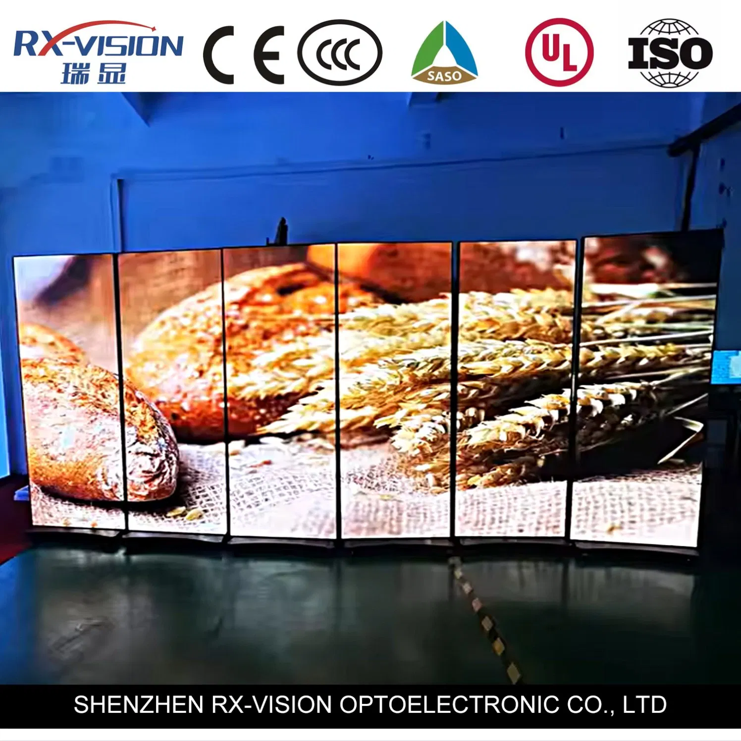 Poster P1.8 P2.0 P2.5 P3.076 Digital Video Indoor Floor Standing Advertising LED Poster Display Mobile LED Poster Screen