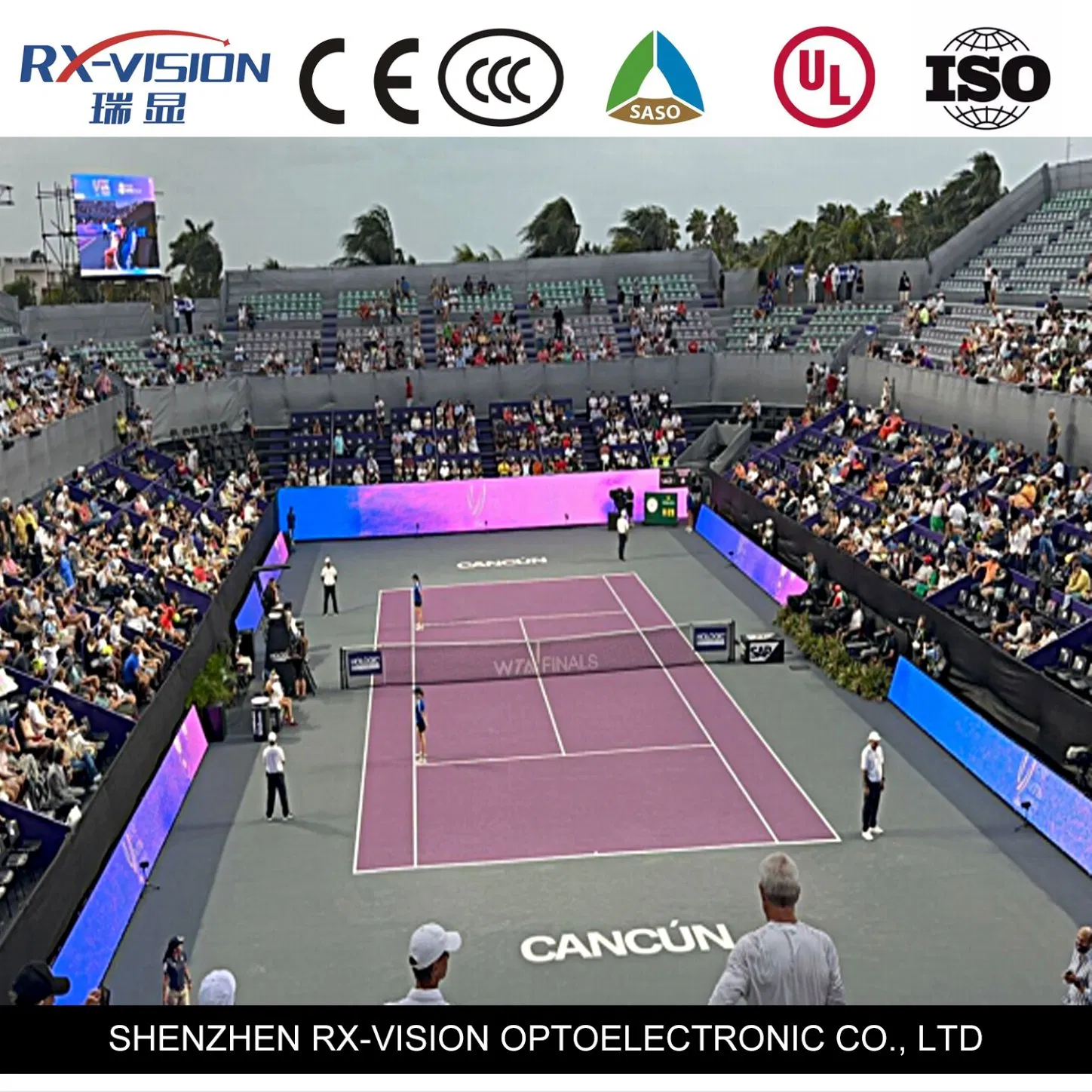 High Brightness Outdoor P6.25 P8.33 P10 LED Advertising Sports Football Perimeter Stadium LED Display Screen