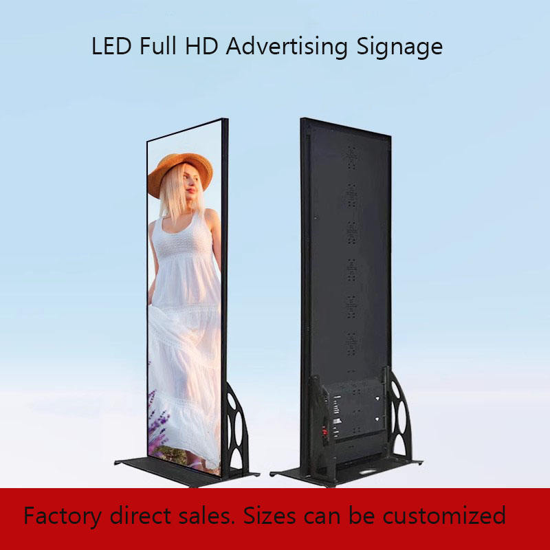 LED Video Poster Publicity Screen Digital Marketing Advertising Display Floor Standing