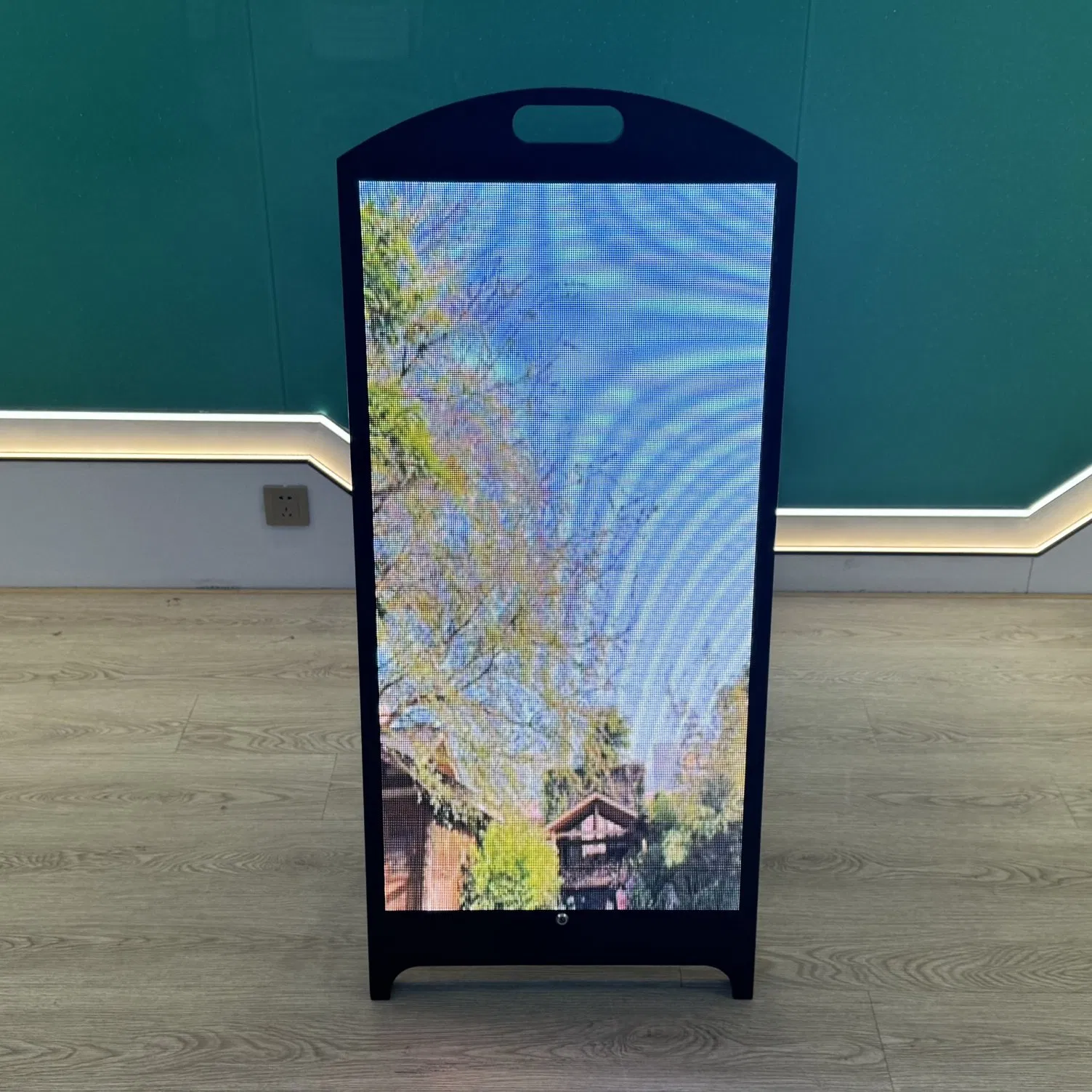 Mobile Video Screen Board Market Slim Interactive Touch Advertising LED Digital Poster TV Sign Panel Display for Outdoor Usage