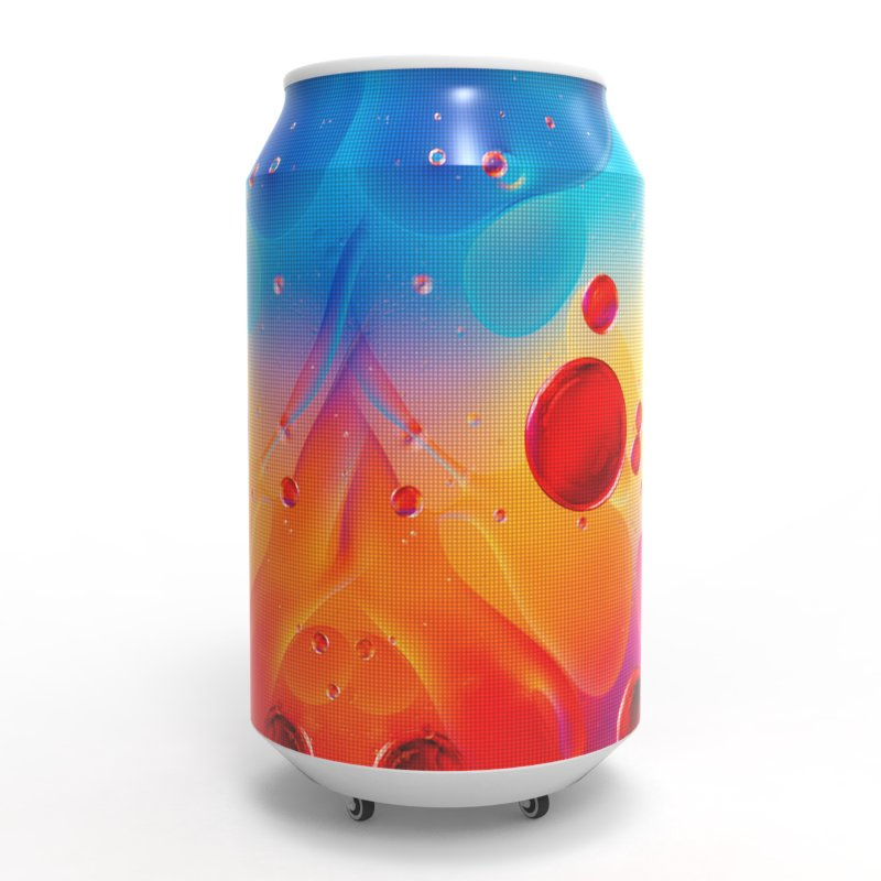 Cola Versatile LED Screen Can Beer Advertising Can Shape Flexible LED Display