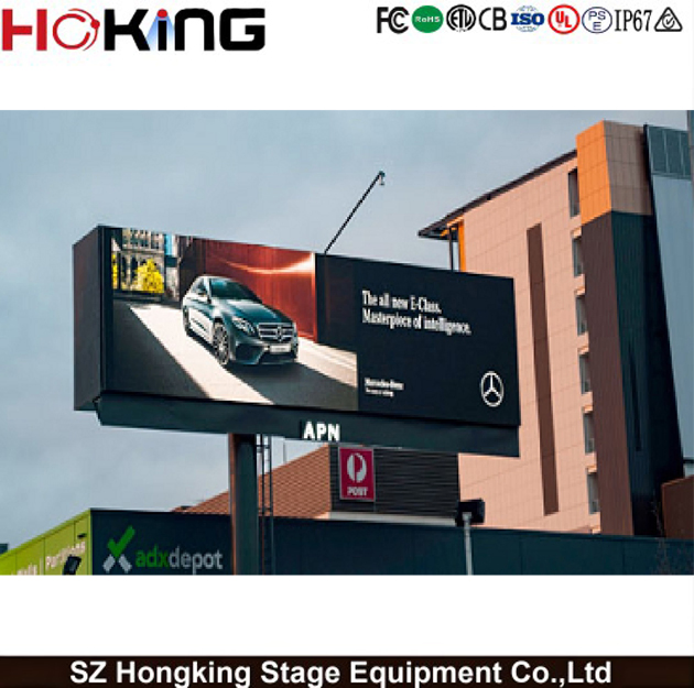 10000nits High Brightness Outdoor P6 LED Display Video Billboard of Pillar