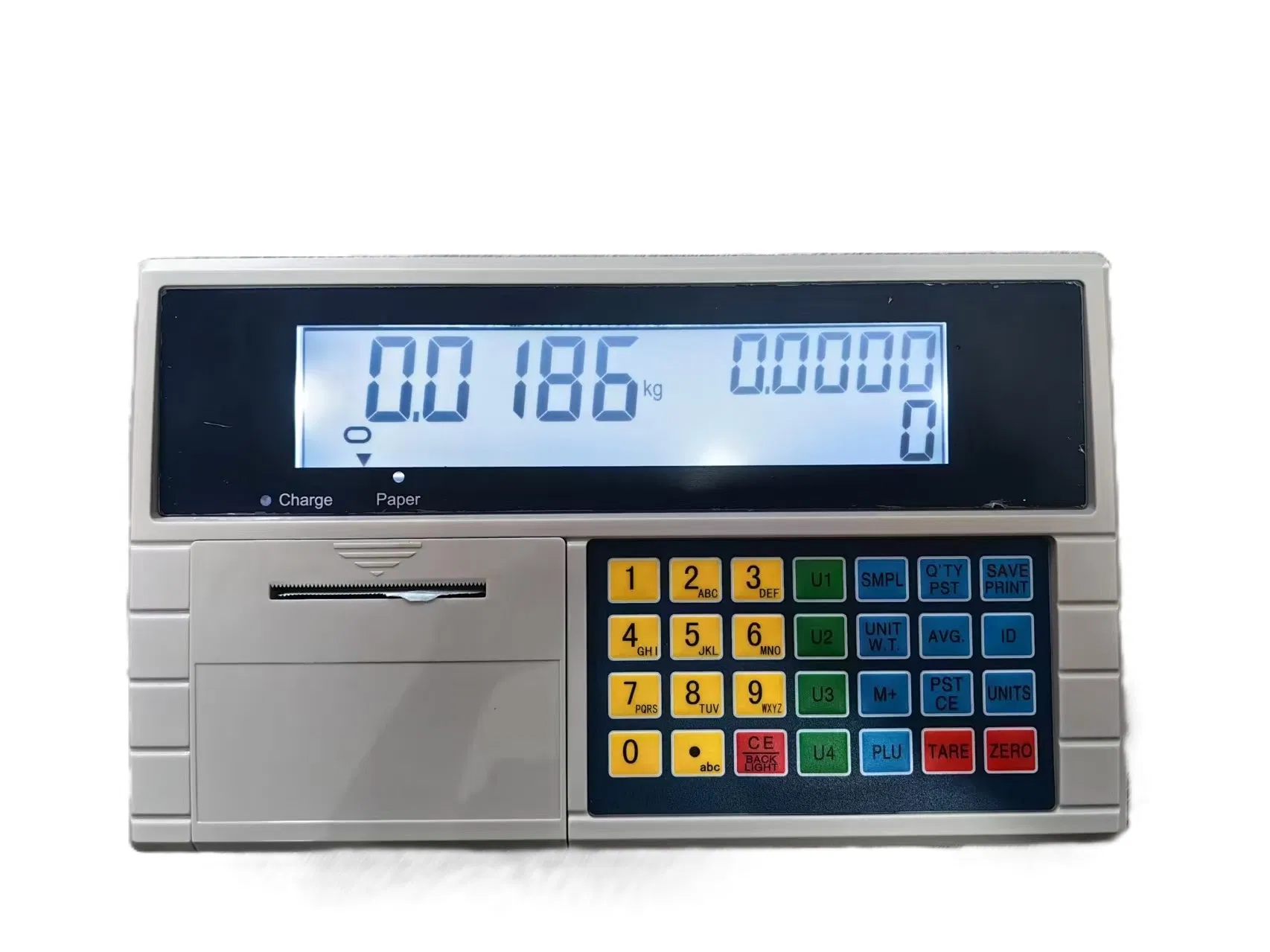 Electronic Barcode Label Printing Weighing Indicator Printer Digital LED Display Transparent Screen