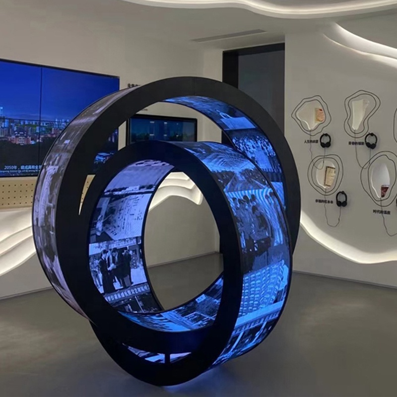 P3 Module Indoor Video Wall Panel LED Screen Pillar Display Soft LED Wall Displays