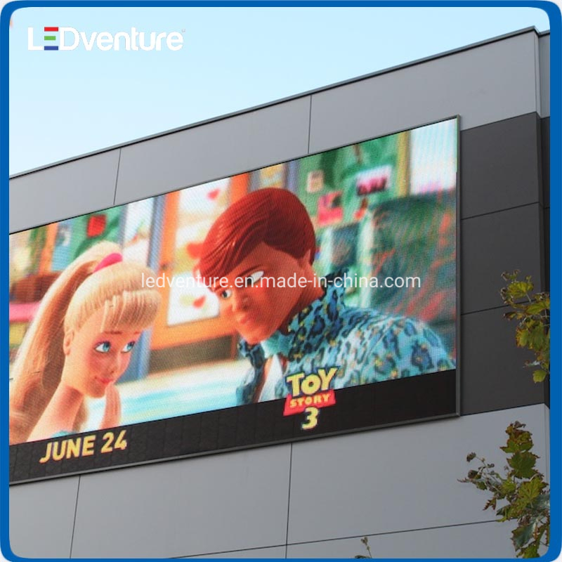 P4.8 Outdoor Front Service High Contrast Rate LED Curved Display