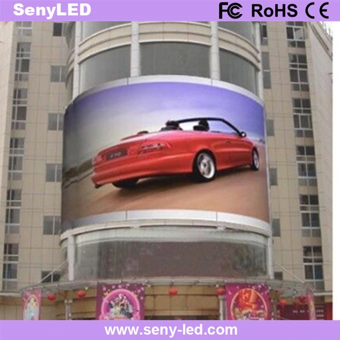 Full Color Outdoor LED Display in Curve