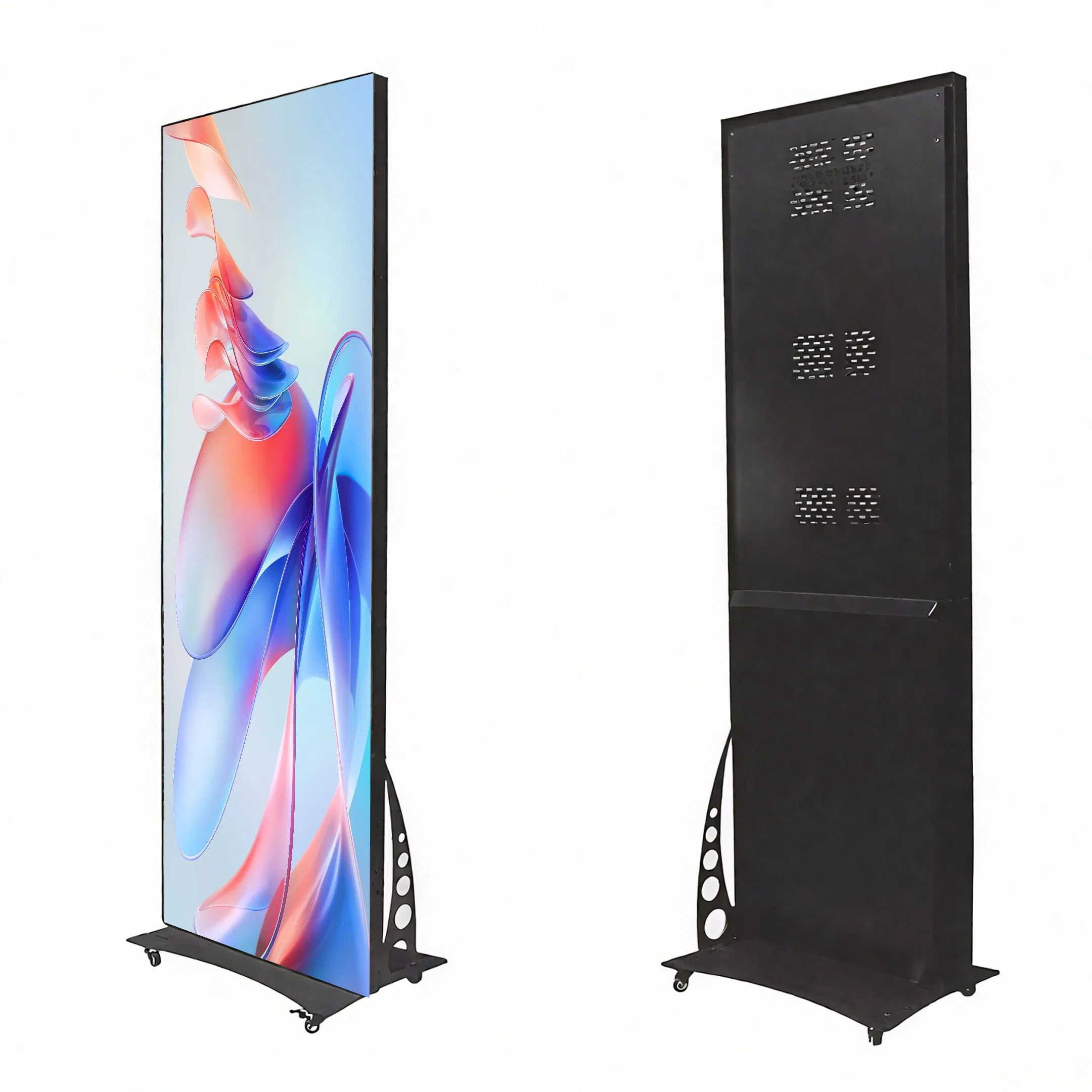 Indoor Smart LED Poster Full HD P2 P1.86 P1.53 IP65 Rating Standing Display for Advertising Digital Signage Event Display