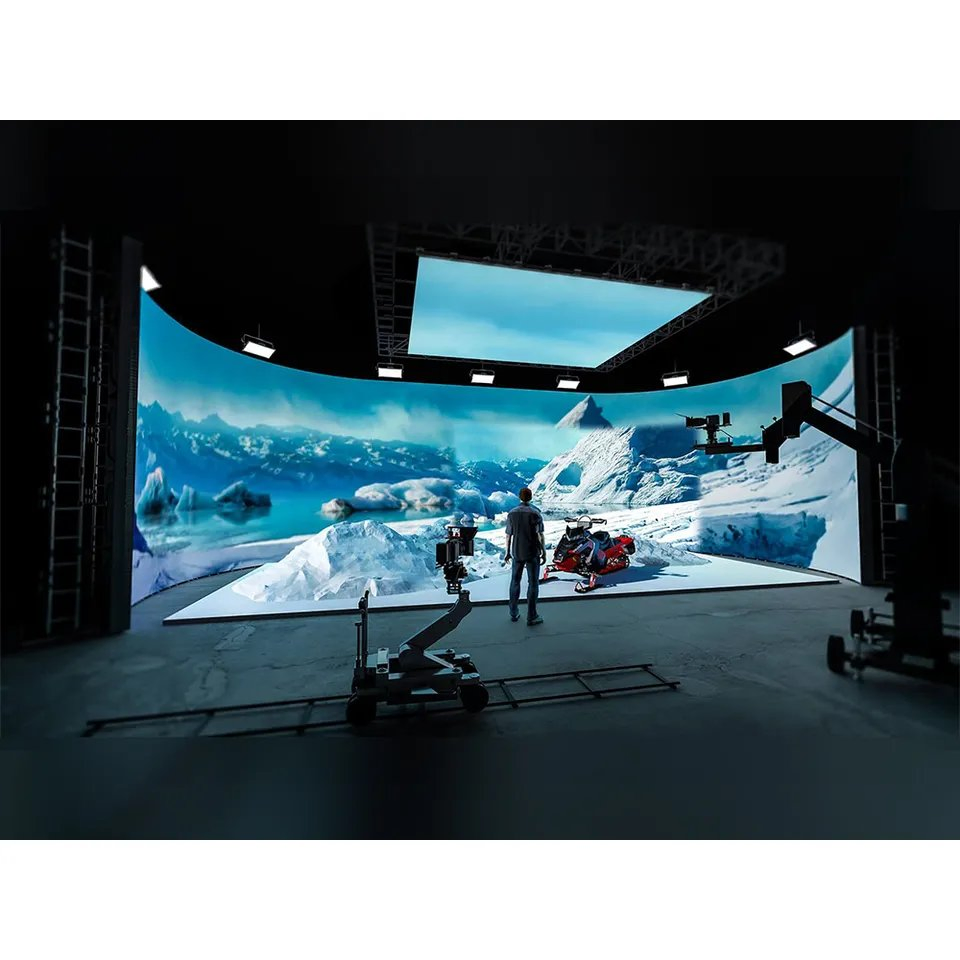 Film Shooting Xr Stage Virtual Production Fine Pitch P3.91 Immersive LED Virtual Studio Display