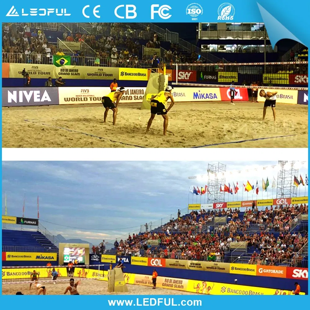 Outdoor Sports China HD P8 P10 P16 Football Stadium Perimeter LED Screen Display