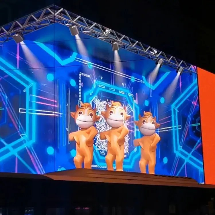 Outdoor P6 HD LED Screen Naked-Eye 3D Billboard Advertising Large LED Display