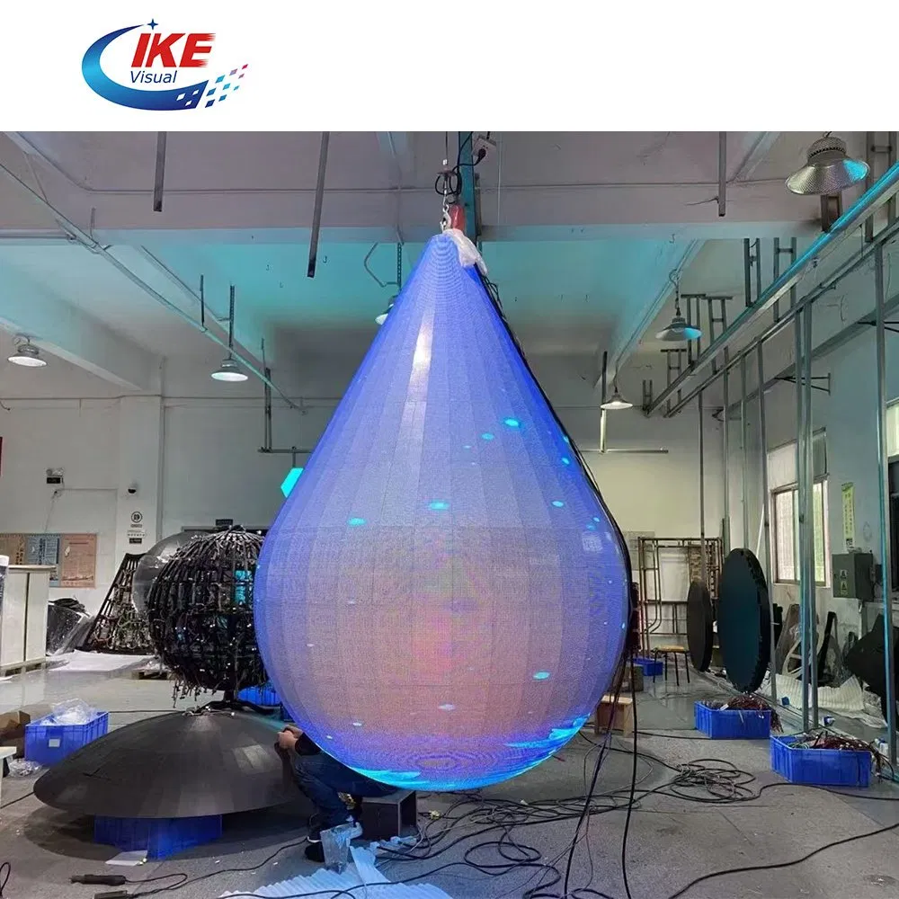 P2.5 P3 P3.91 P4 Indoor Curved Flexible Pillar Column LED Billboard Display Screen Wholesale Publicity Broadcast