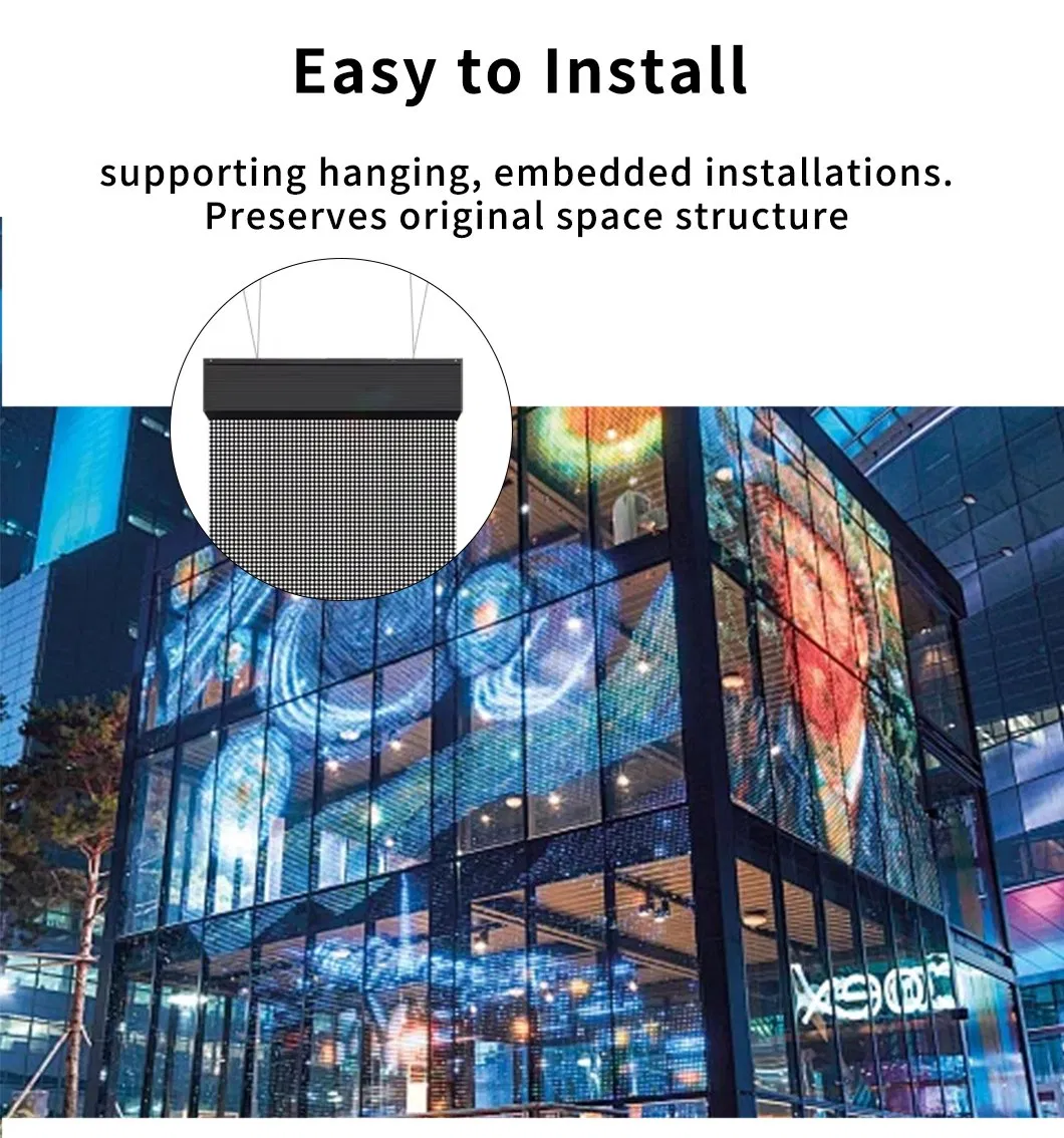 Transparent Flexible Video Display Screen