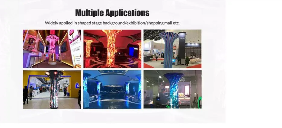 Flexible LED display units