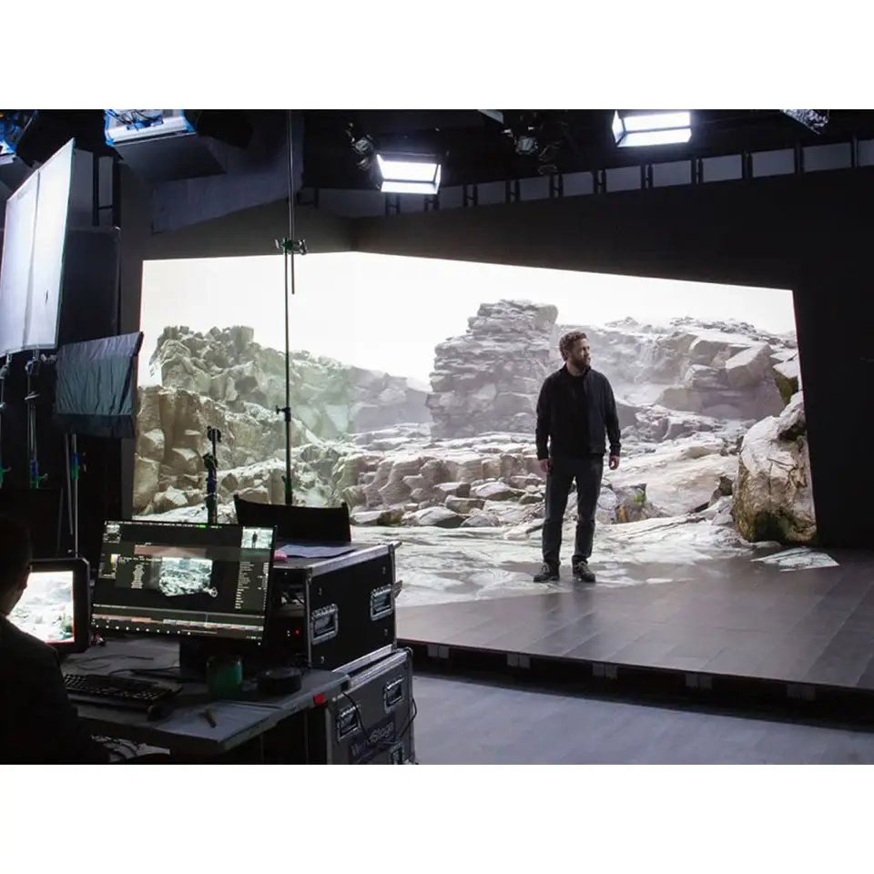 Film Shooting Xr Stage Virtual Production Fine Pitch P3.91 Immersive LED Virtual Studio Display