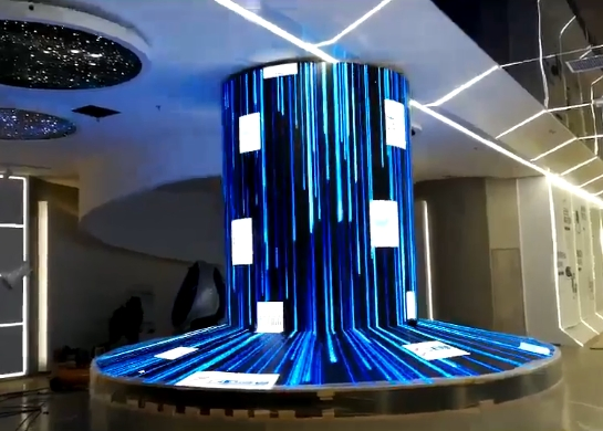 P2.5 HD Videindoor Soft LED Module 240 * 120 mm Flexible Video Cylindrical Pillar LED Display