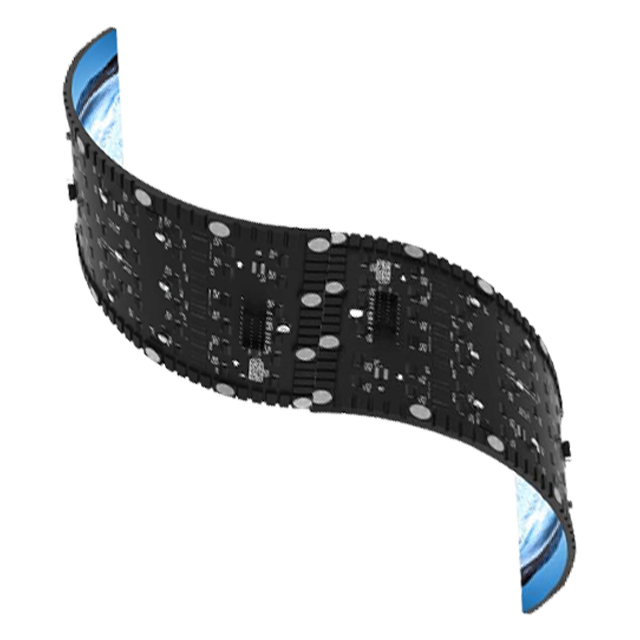 Chinese Indoor Glass Flexible LED Film Screen Advertising Digital Soft Video Wall LED Display for Fixed Poster Billboard