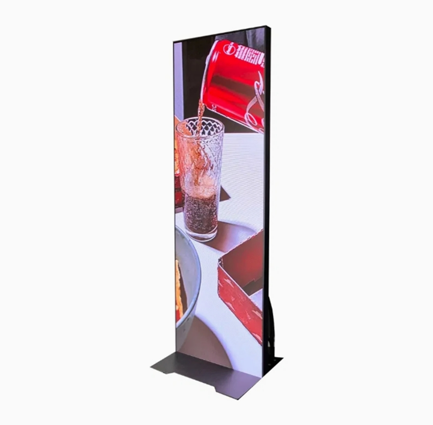 P2 Portable Floor-Style Shopping Mall LED Advertising Poster Sign LED Display