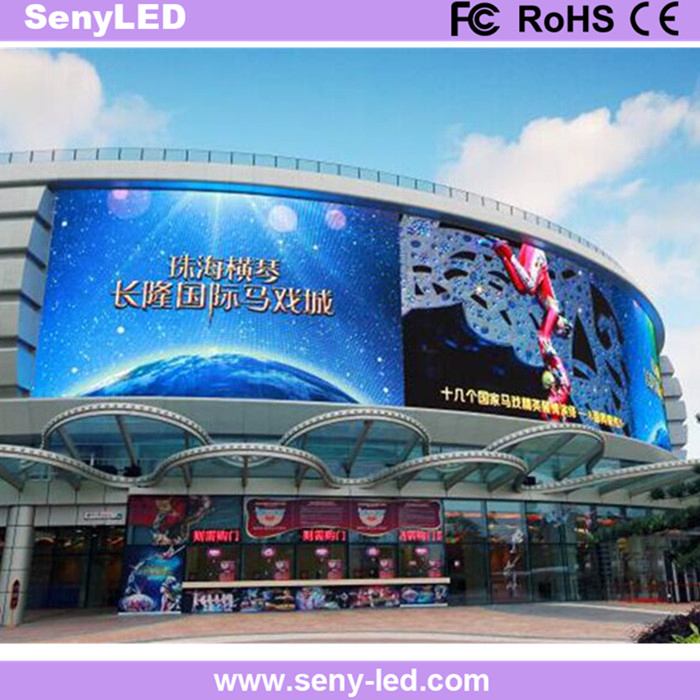 Full Color Outdoor LED Display in Curve